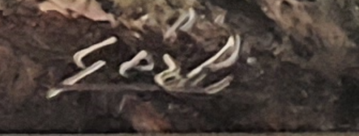 A Circa Late 20th Century Fine Quality Painting Signed Gesli