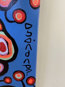 Norval Morrisseau Original Limited Edition Print Titled Flowers And Birds