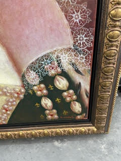 Portrait Of Elizabeth I Reproduction Circa 20th Century