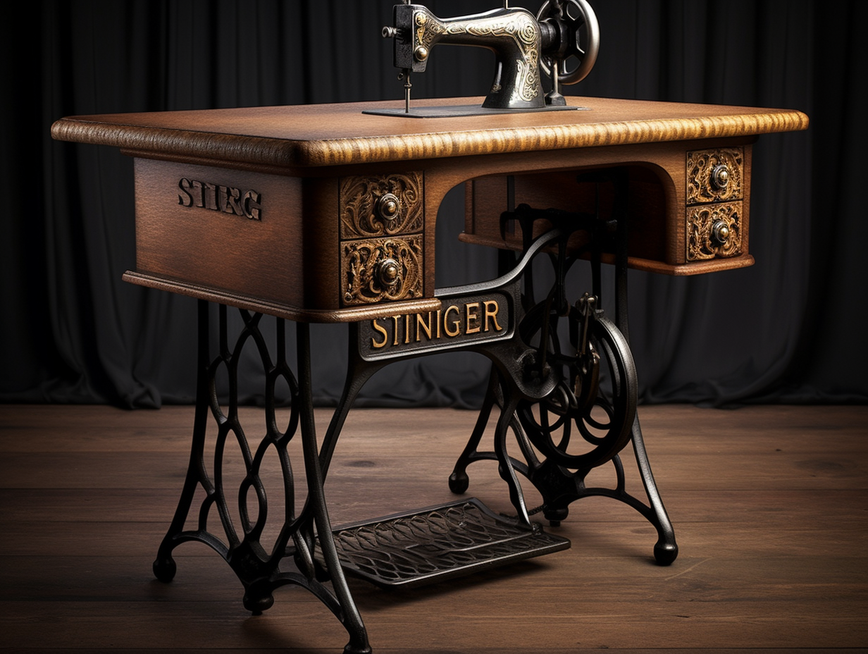 Stitching Up A Fortune Antique Singer Sewing Machine Table Value