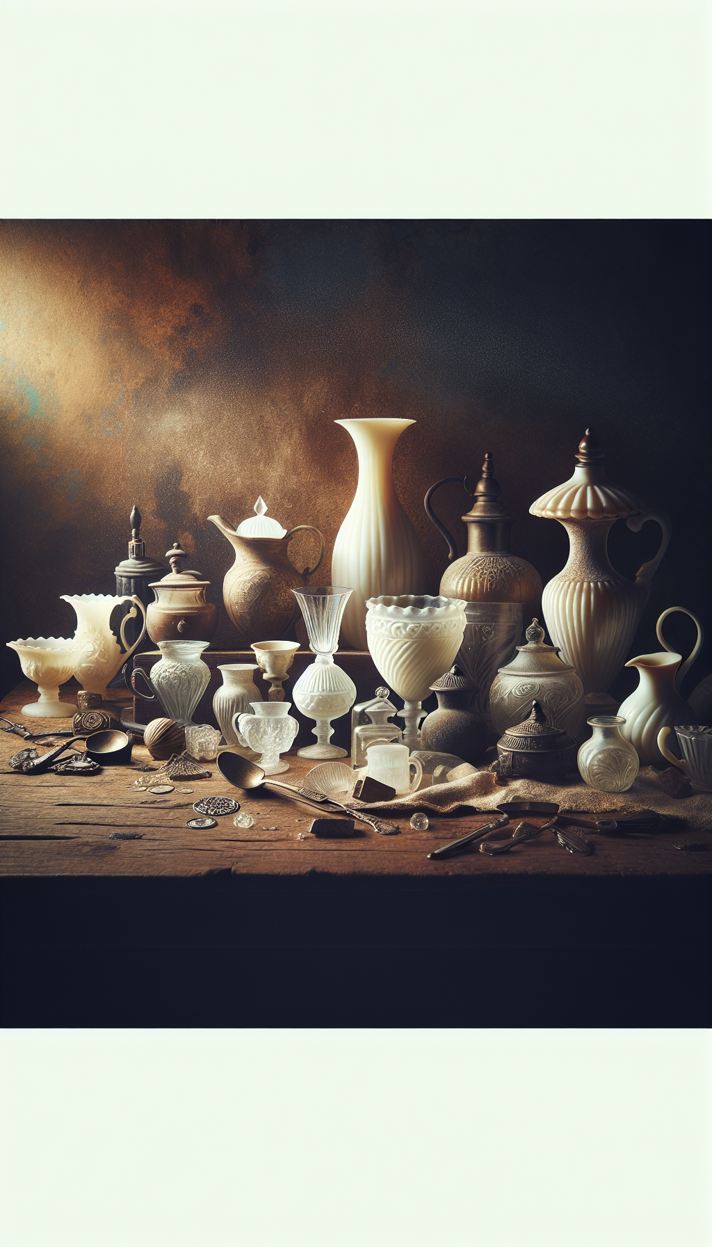 Unlocking The Charm The Ultimate Guide To Milk Glass Values And Antique Collectibles
