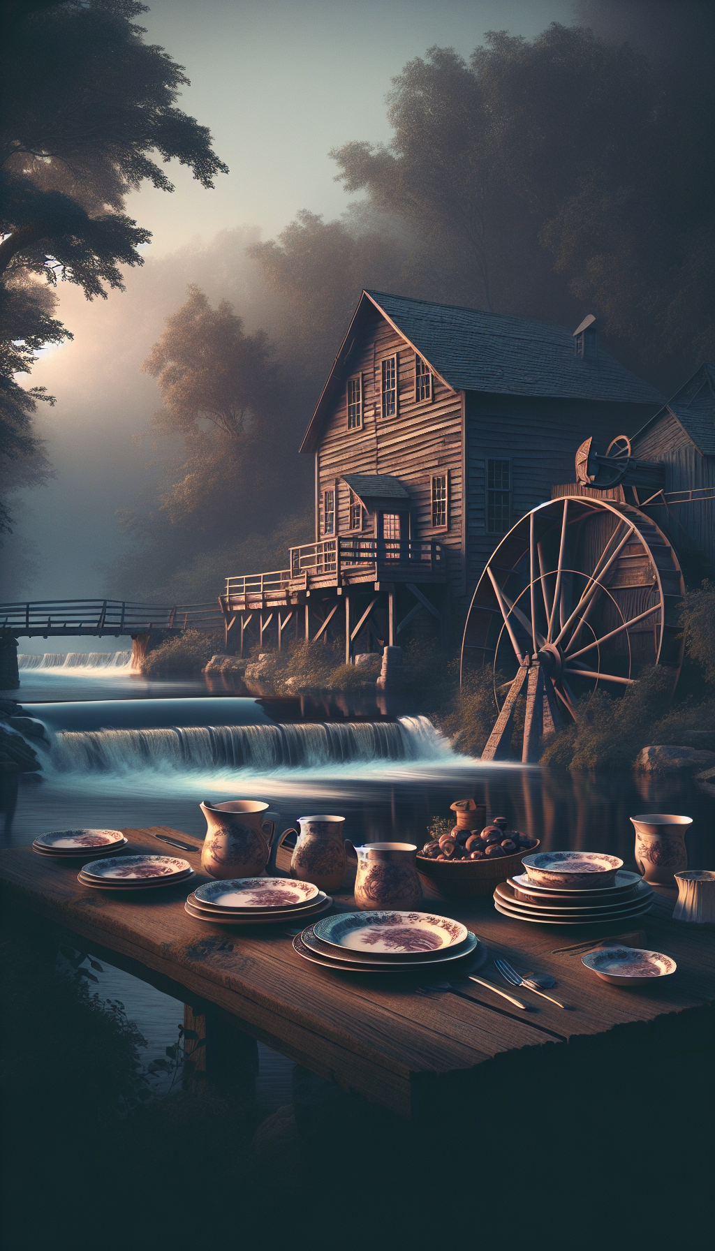 Unlocking The Value Of Currier Ives Dishes A Collectors Guide To The Old Grist Mill Patterns
