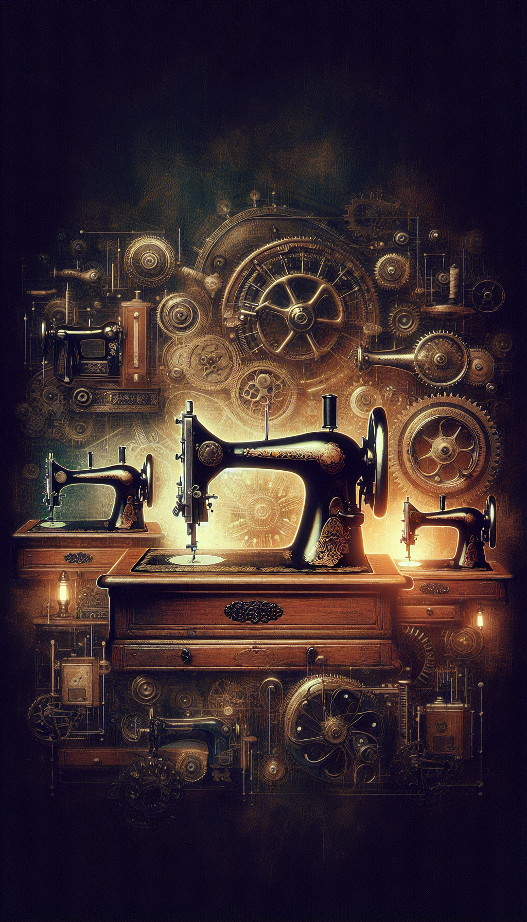 Unlocking The Worth A Collectors Guide To Antique Sewing Machine Cabinet Values