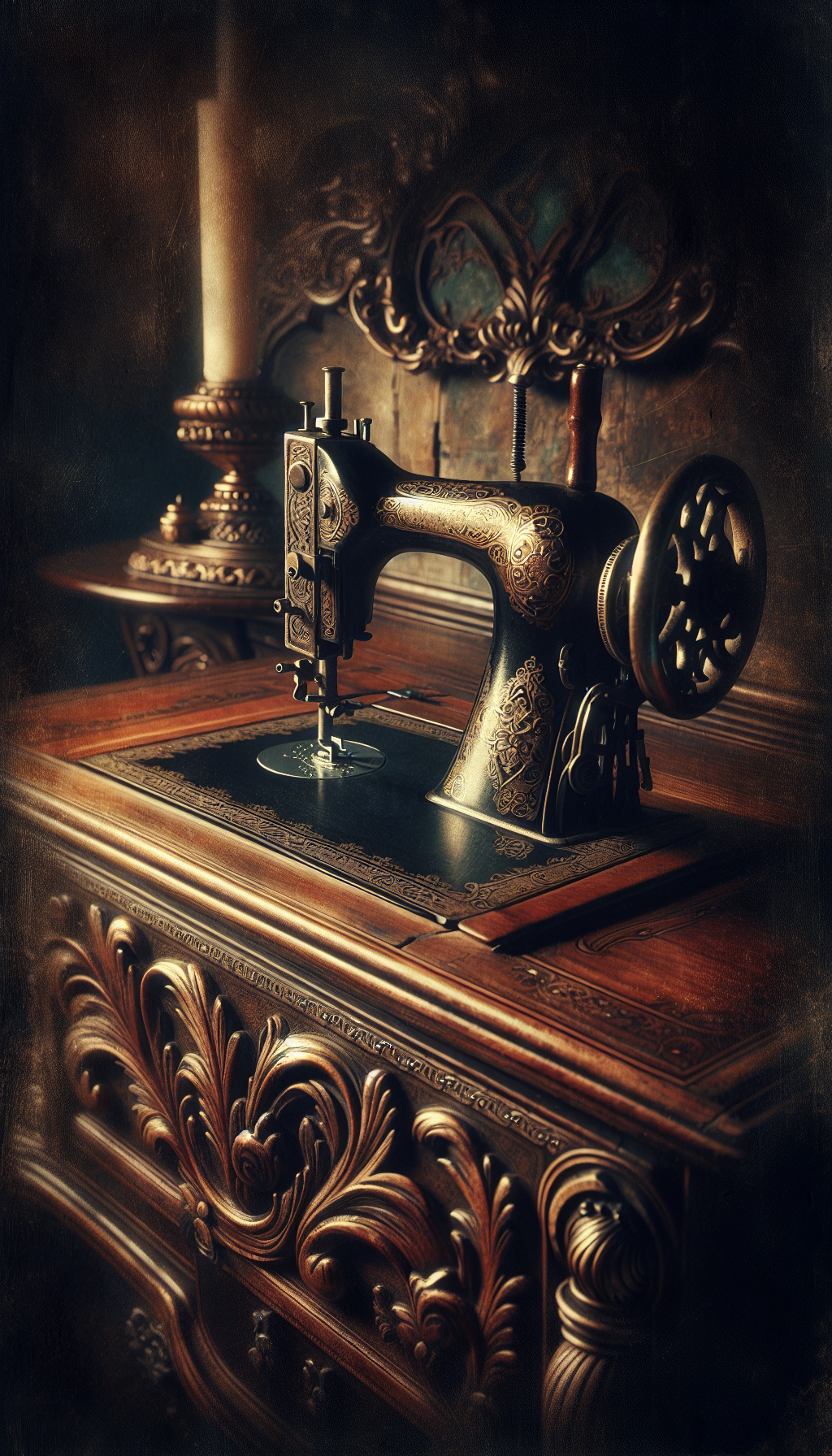Unlocking The Worth A Collectors Guide To Determining The Value Of Antique Sewing Machine Tables