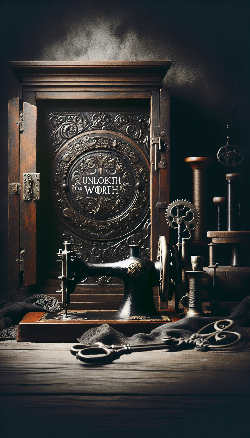 Unlocking The Worth How To Determine The Value Of Your Antique Sewing Machine In Cabinet