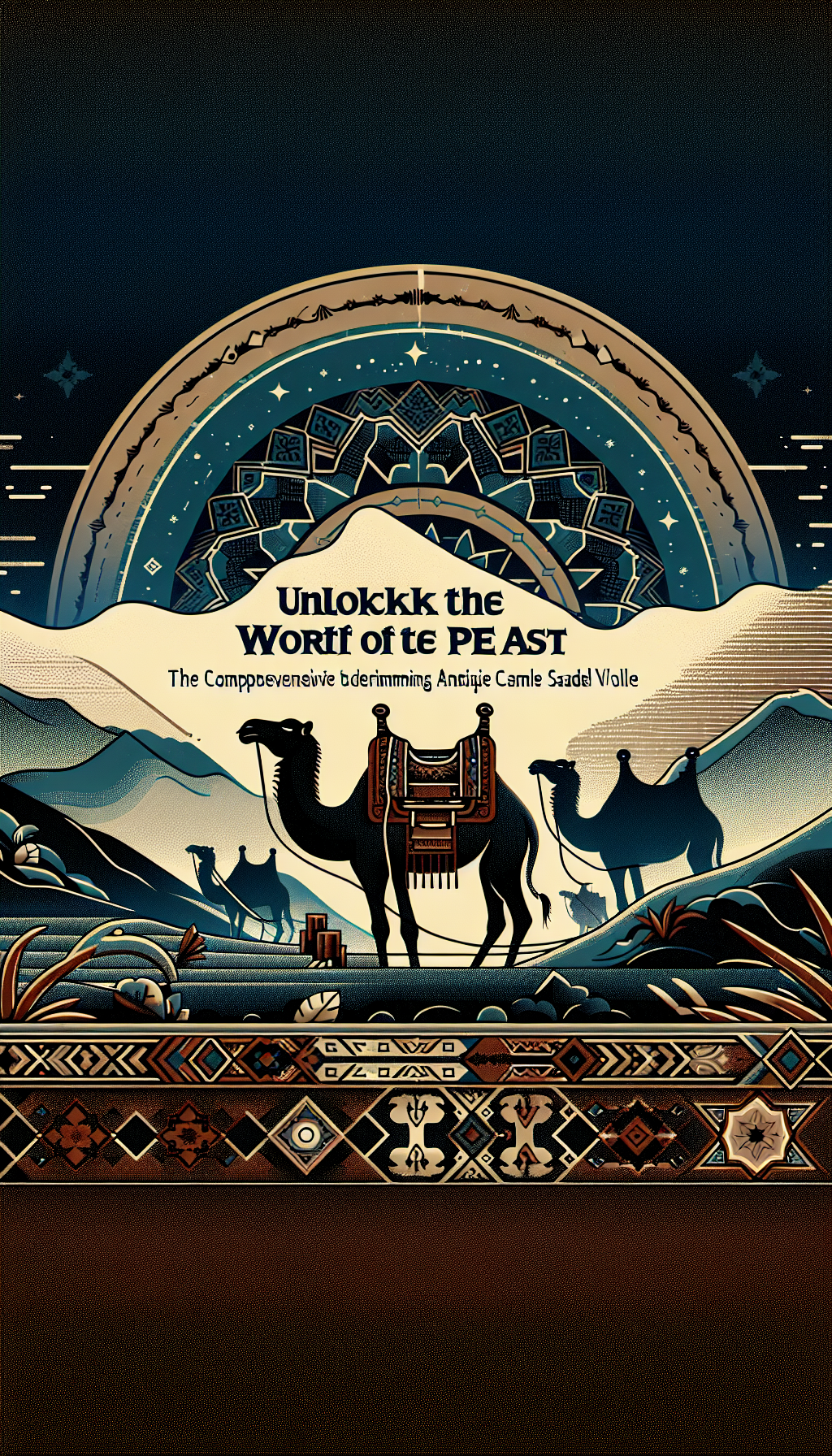 Unlocking The Worth Of The Past The Comprehensive Guide To Determining Your Antique Camel Saddle Value