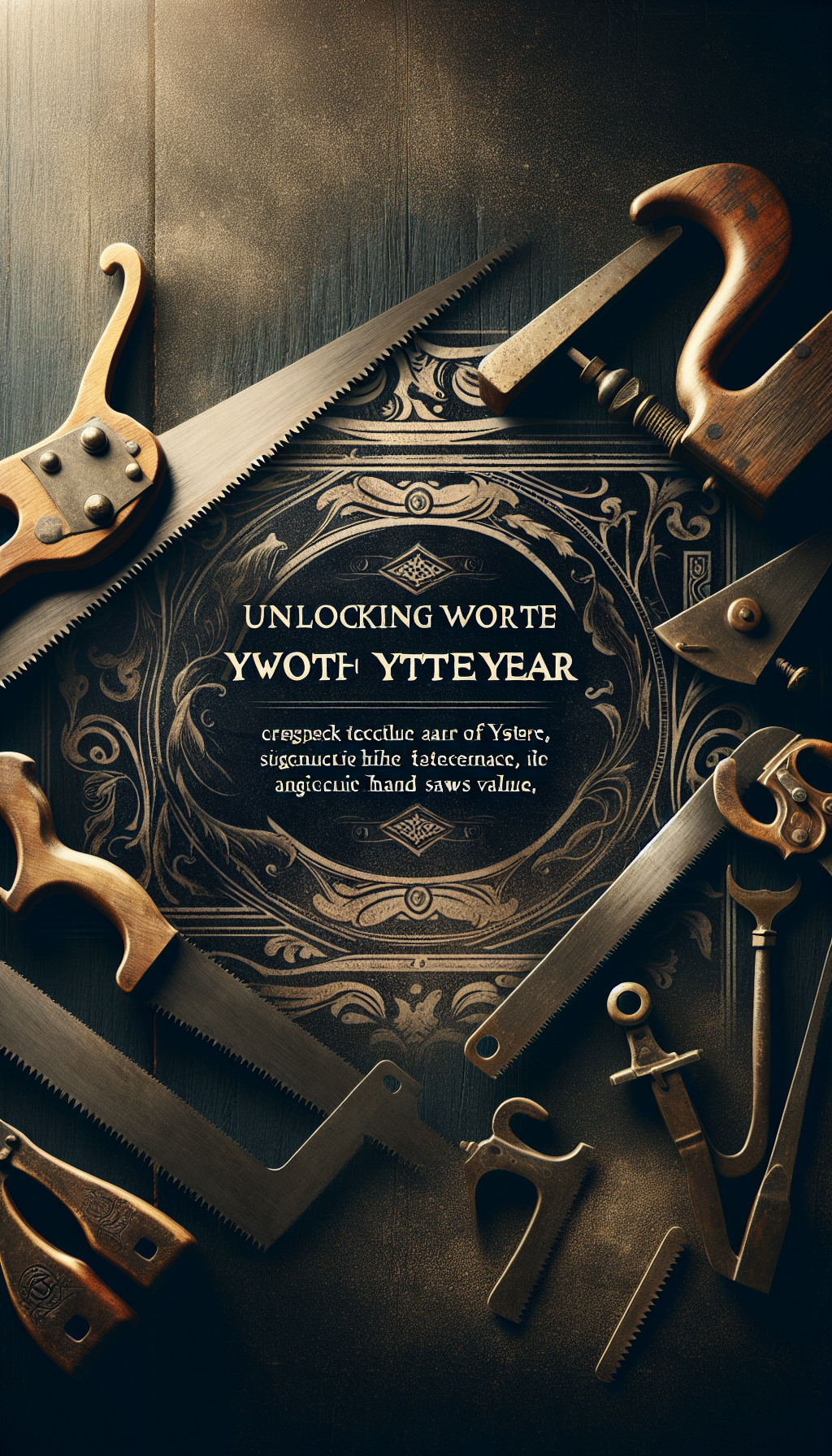 Unlocking The Worth Of Yesteryear A Comprehensive Guide To Antique Hand Saws Value